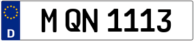 Truck License Plate